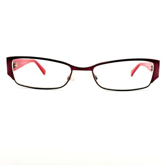 Gucci Gg2910 Mi2 Burgundy Rectangle Eyeglasses Frames 52-17-135 H13345 - Picture 1 of 8